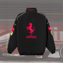 Carregar imagem no visualizador da galeria, Jaqueta FERRARI F1 Vintage FULL BLACK