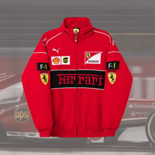 Carregar imagem no visualizador da galeria, Jaqueta FERRARI F1 Vintage FULL RED
