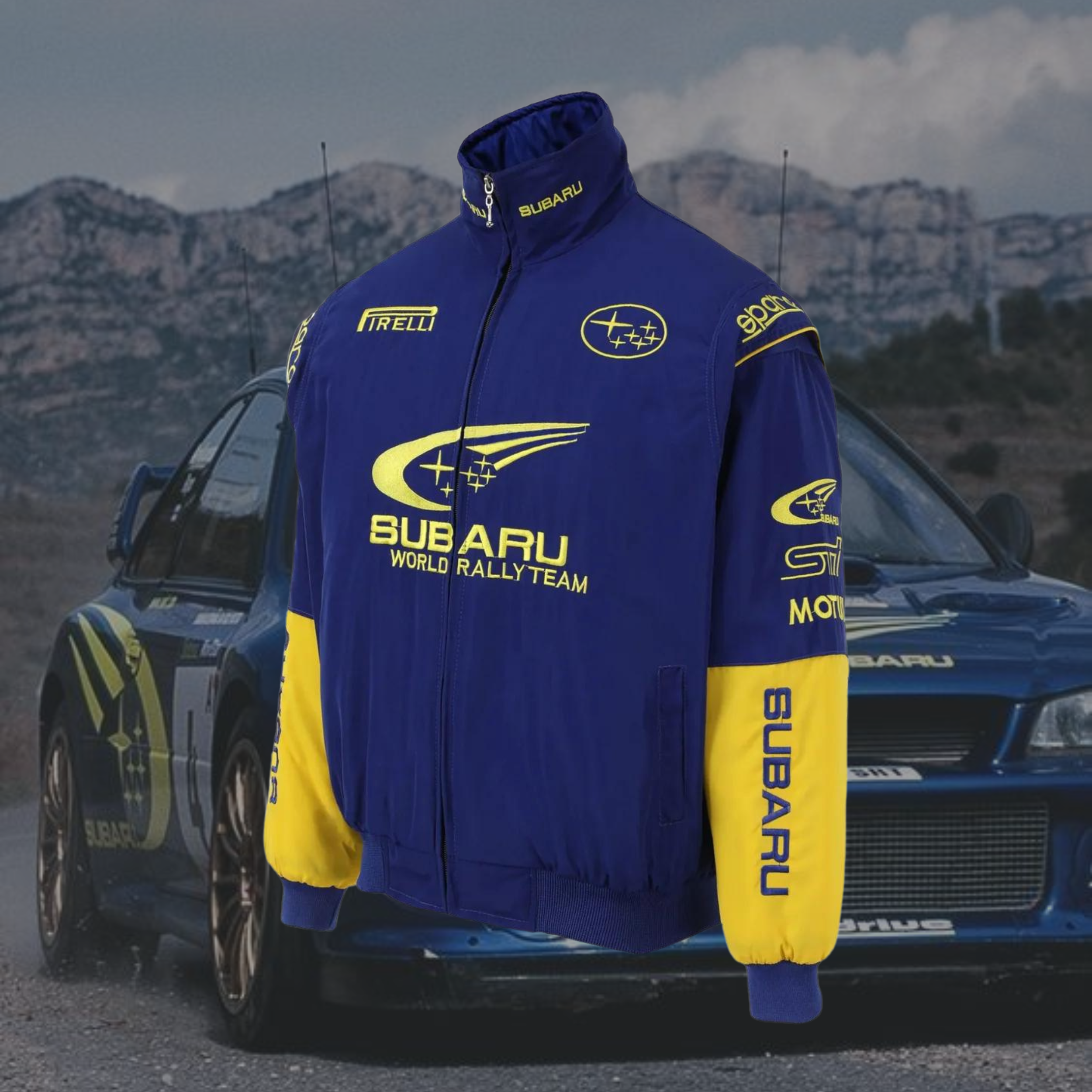 SUBARU WRC チームブルゾン SUBARU ワールドラリーチーム ジャケット SUBARU WRC チームブルゾン SUBARU ワールドラリーチーム ジャケット