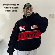 Carregar imagem no visualizador da galeria, Jaqueta FERRARI F1 Vintage FULL BLACK
